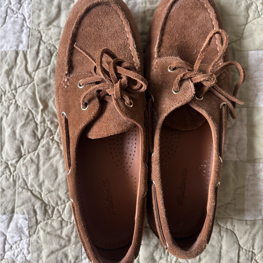 Madewell Brown Suede Women's Boat Shoes